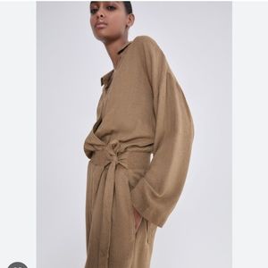 ZARA Jumpsuit with tie